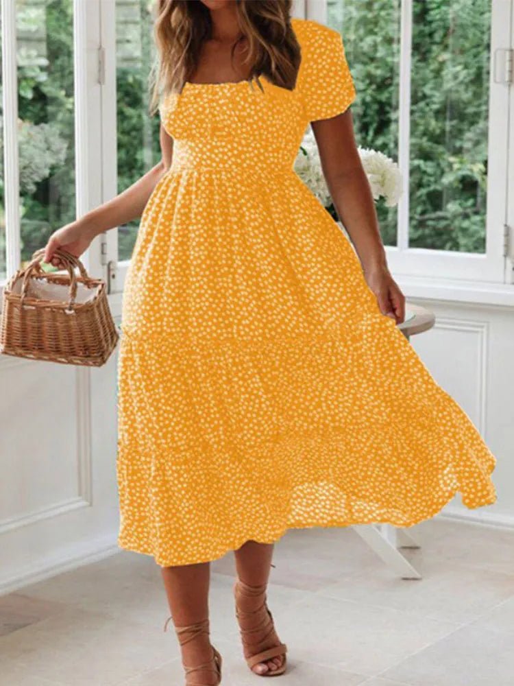 Vestido Valentina - detalle estampado