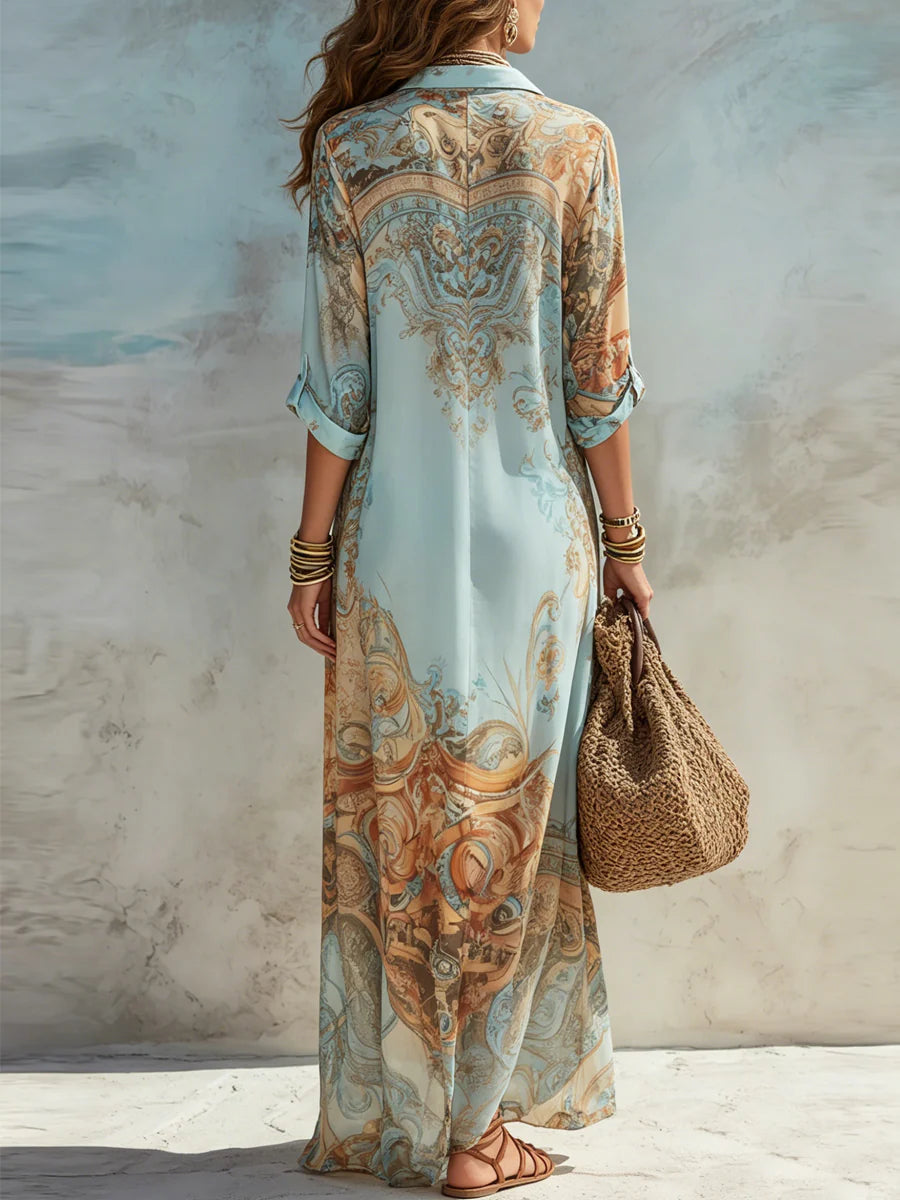 Vestido Manuela - Estilo Mediterráneo