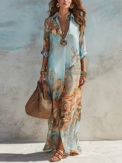 Vestido Manuela - Estilo Mediterráneo