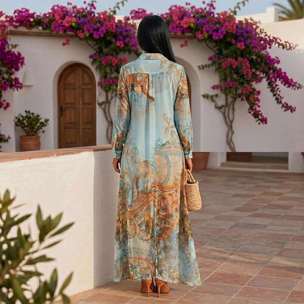 Vestido Manuela - Estilo Mediterráneo